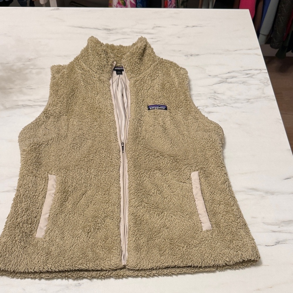 Patagonia Beige Sherpa Vest